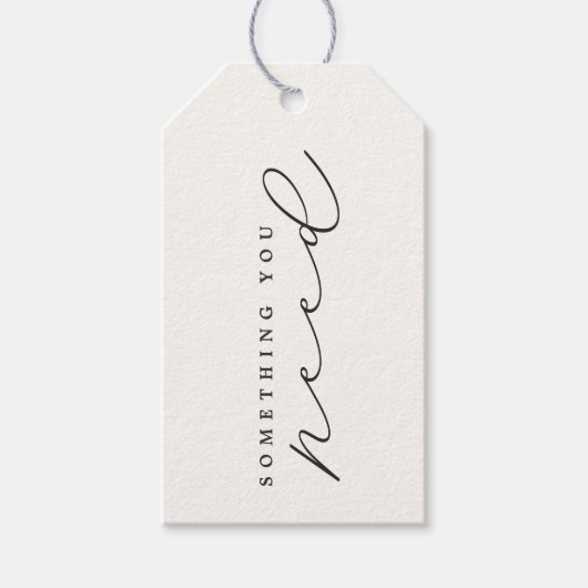 クリスマスイブ/クリスマスが必要なもの ギフトタグ (正面)