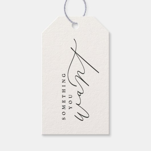 クリスマスイブ/クリスマスが欲しいもの ギフトタグ (正面)