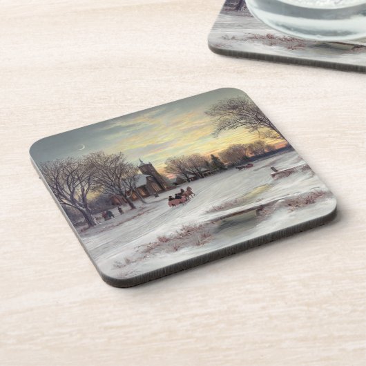 クリスマスイブ コースター (左側)