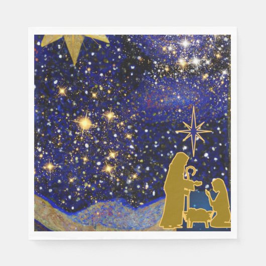 クリスマスイブ スタンダードランチョンナプキン (正面)