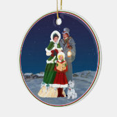 クリスマスイブ セラミックオーナメント (左)