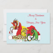 クリスマスイブ・ドラゴン 招待状 (裏面)