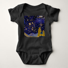 クリスマスイブ ベビーボディスーツ