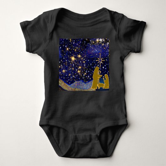 クリスマスイブ ベビーボディスーツ (正面)