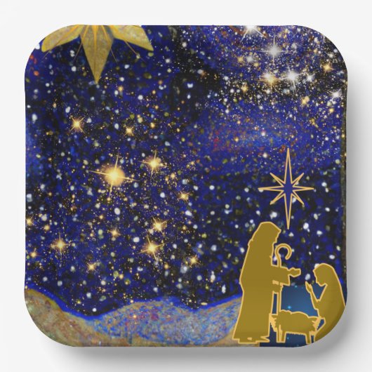 クリスマスイブ ペーパープレート (正面)