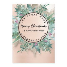 クリスマスイブ ホリデー ウィンターメニュー ブッシュ フローラル