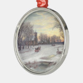 クリスマスイブ メタルオーナメント (左)