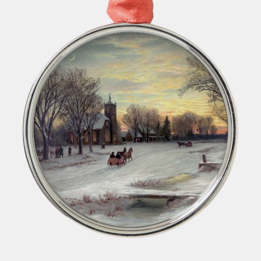 クリスマスイブ メタルオーナメント (正面)