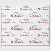 クリスマスイブ ラッピングペーパー (フラット)