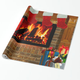 クリスマスイブ ラッピングペーパー