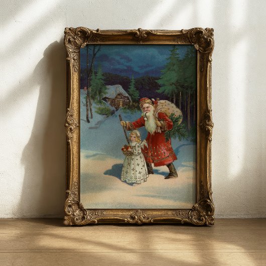 クリスマスイブ | ヴィンテージ休日 ポスター