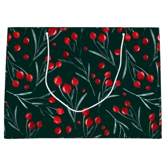 クリスマスイブ – 伝統的クリスマスパッケージ ラージペーパーバッグ (正面)