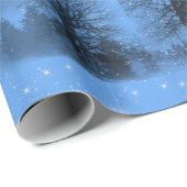 クリスマスイブ、北スター、冬、雪 ラッピングペーパー (ロールコーナー)