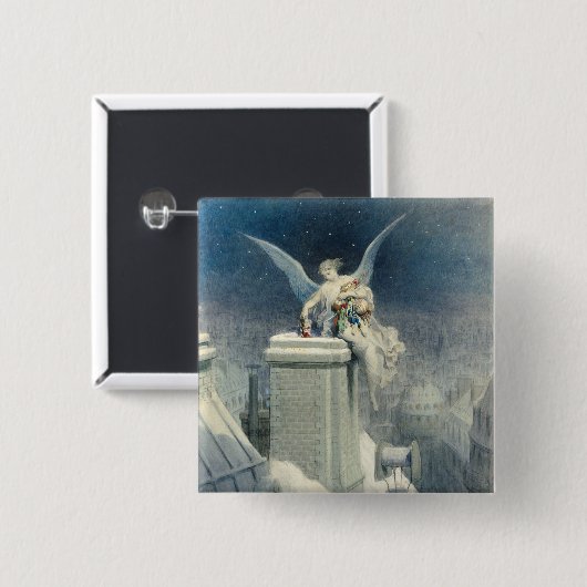 クリスマスイブ 缶バッジ (正面&裏面)