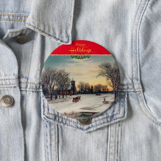 クリスマスイブ 缶バッジ (インサイチュ)