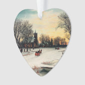 クリスマスイブ， 1889,ヴィンテージ絵画,オーナメント オーナメント (正面)