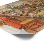 クリスマスイブCarl Larsson 1904ポスター ポスター (角)