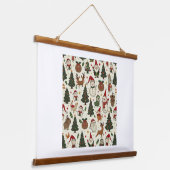 クリスマスイメージタペストリー 吊り下げ型タペストリー (傾斜あり)