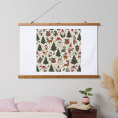 クリスマスイメージタペストリー 吊り下げ型タペストリー (寝室)