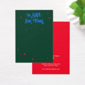 クリスマスイヤリングディスプレイカードの星 (デスク)