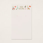 クリスマスイヤリングロゴ表示カード (正面)