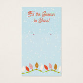 クリスマスイヤリングロゴ表示カード (正面)