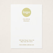 クリスマスイヤリングロゴ表示カード (裏面)