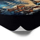 クリスマスイヤンホリデーポスター ポスター (角)