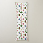 クリスマスイラストレーションミックスパターン ボディピロー (正面縦)