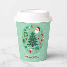 クリスマスイラスト ホリデーパーティー 紙コップ