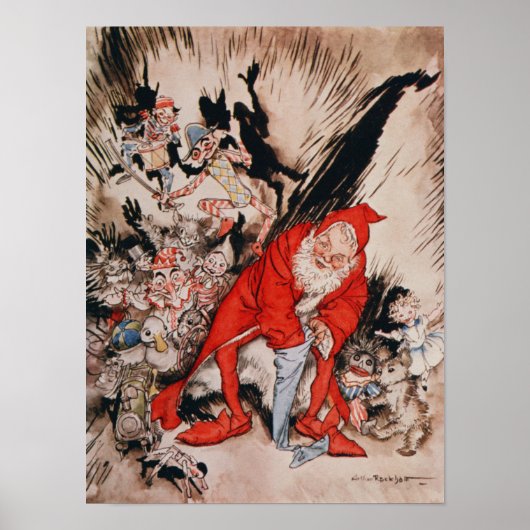 クリスマスイラスト ポスター (正面)