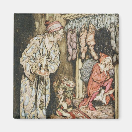 クリスマスイラスト マグネット (正面)