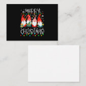 クリスマスイルミネーションと相性抜群のノーム ノートカード (正面/裏面)