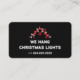 💡 クリスマスイルミネーションの設置 名刺