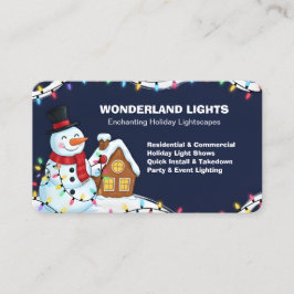 🎄 クリスマスイルミネーション設置QRコード 名刺