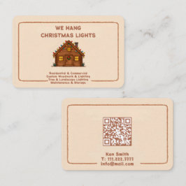 ❄️🤶 クリスマスイルミネーション設置QR 名刺