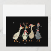クリスマスイルミネーション カモユーモア動物 農場愛好家 シーズンカード (正面/裏面)