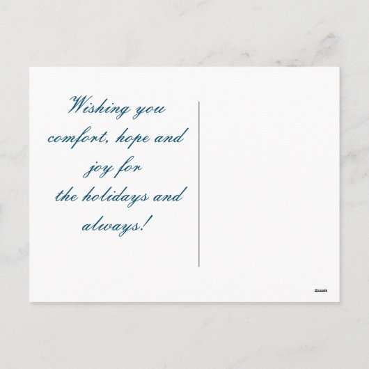 クリスマスイルミネーション シーズンポストカード (裏面)