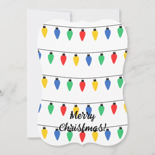 クリスマスイルミネーション 招待状 (正面)