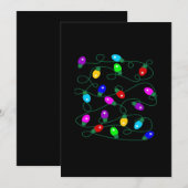 クリスマスイルミネーション -Let's Get Lit ライト- メリー＆ブライト シーズンカード (正面/裏面)