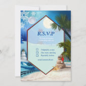 クリスマスインウィンター&サマーコレクション招待状 招待状 (正面)