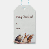 クリスマスインザウッズギフトラベル ギフトタグ (裏面)