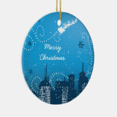 クリスマスインザシティカスタムオーナメント セラミックオーナメント (右)