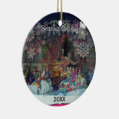 クリスマスインザシティストアウィンドウオーナメント セラミックオーナメント (右)