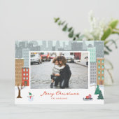 クリスマスインザシティフラットホリデーカード シーズンカード (スタンド正面)