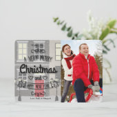 クリスマスインザシティホリデーフォトカード シーズンカード (スタンド正面)