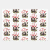 クリスマスインザバーンファームハウス ラッピングペーパーシート (正面)