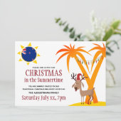 クリスマスインザ夏期ニュージーランドBBQ 招待状 (スタンド正面)