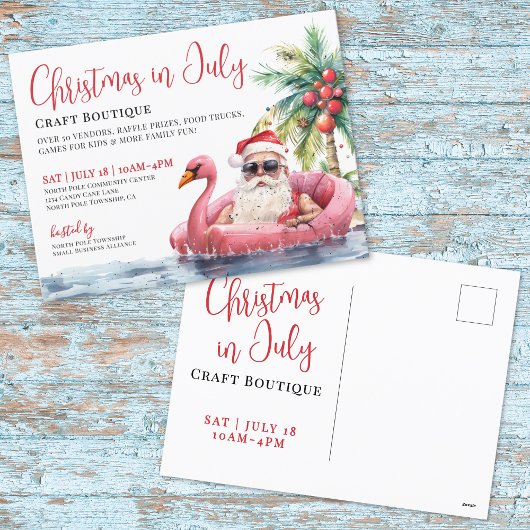 クリスマスインジュルブティックマーケット シーズンポストカード