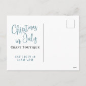 クリスマスインジュルブティックマーケット シーズンポストカード (裏面)